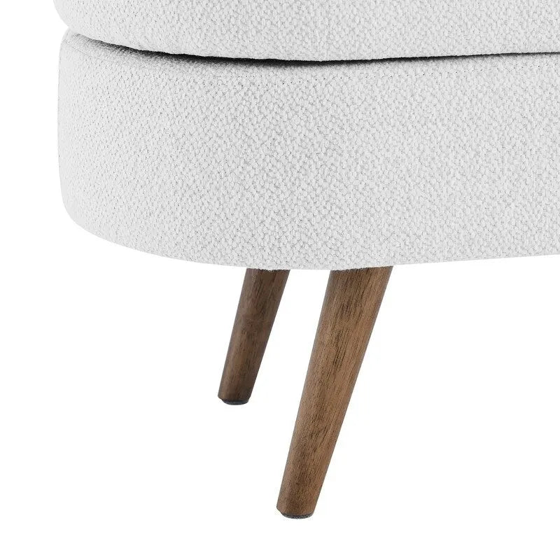 Panca contenitore moderna imbottita con gambe in legno massello, sgabello poggiapiedi per ingresso, panca ai piedi del letto, pouf da toeletta
