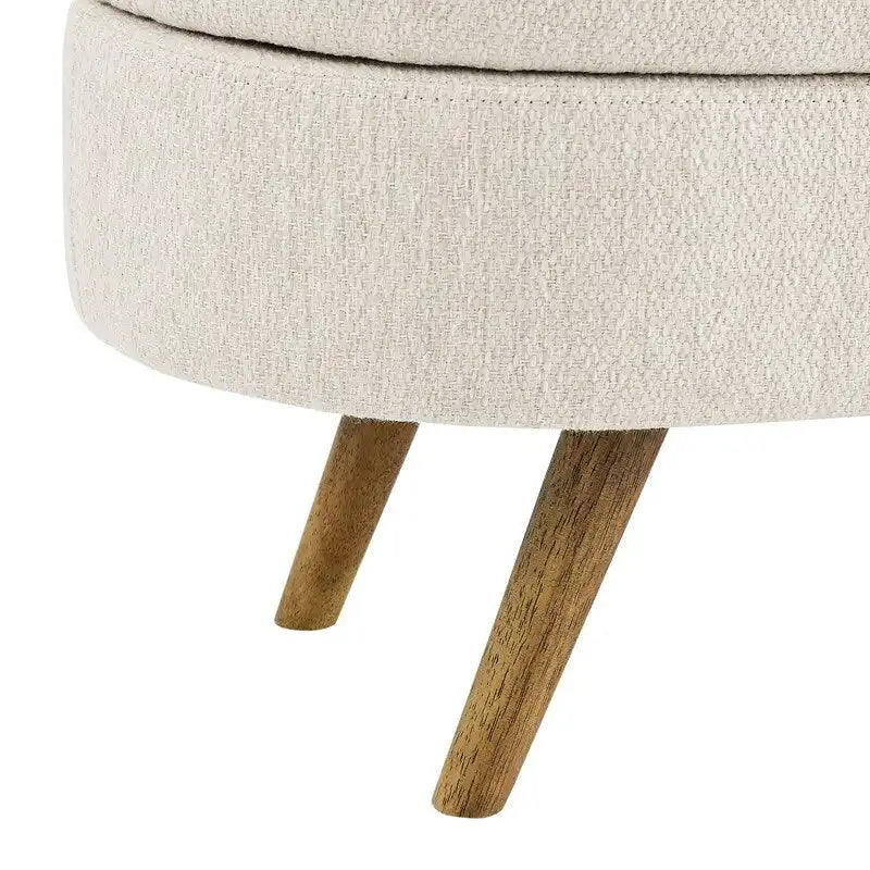 Panca contenitore moderna imbottita con gambe in legno massello, sgabello poggiapiedi per ingresso, panca ai piedi del letto, pouf da toeletta
