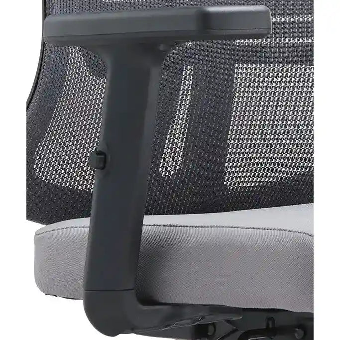 Chaise de bureau moderne réglable en maille avec appuie-tête et assise rembourrée